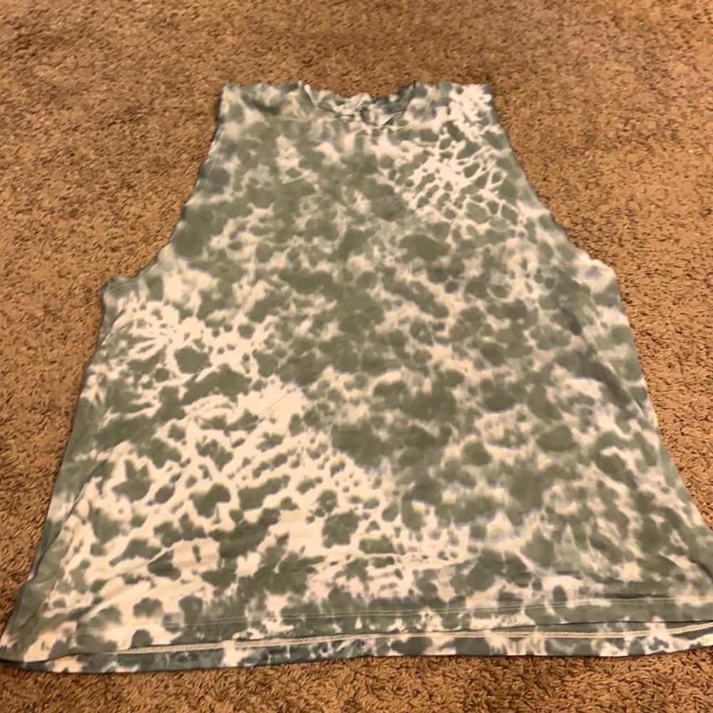 All yours tank top. Size 14. Tidewater teal.